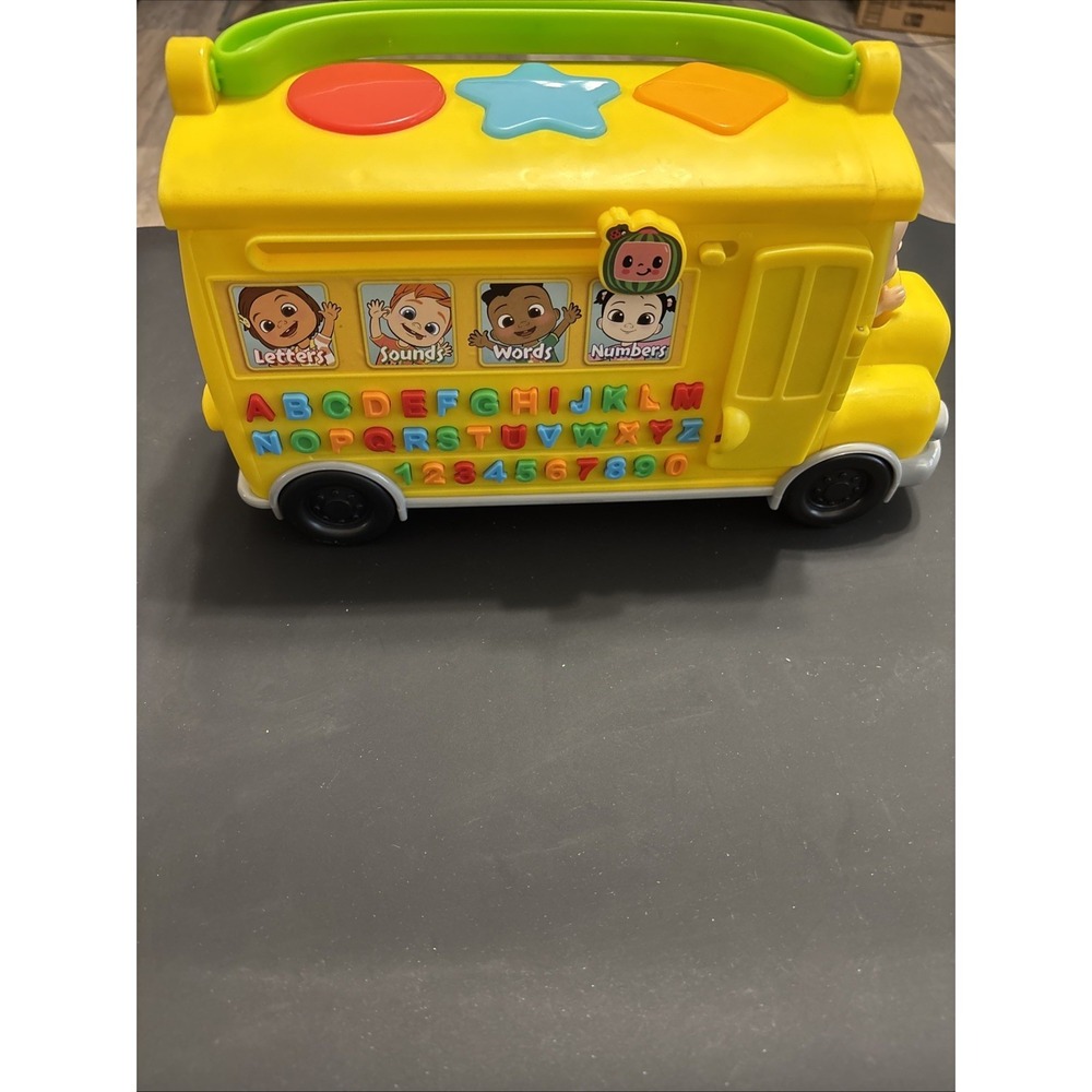 CoComelon Musical Learning Bus ABC Numbers Sounds Educational Toy Tested Works